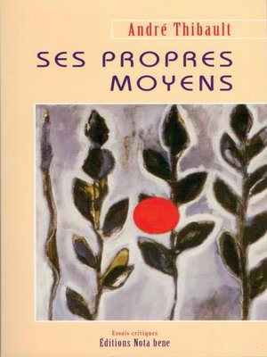 cover image of Ses propres moyens